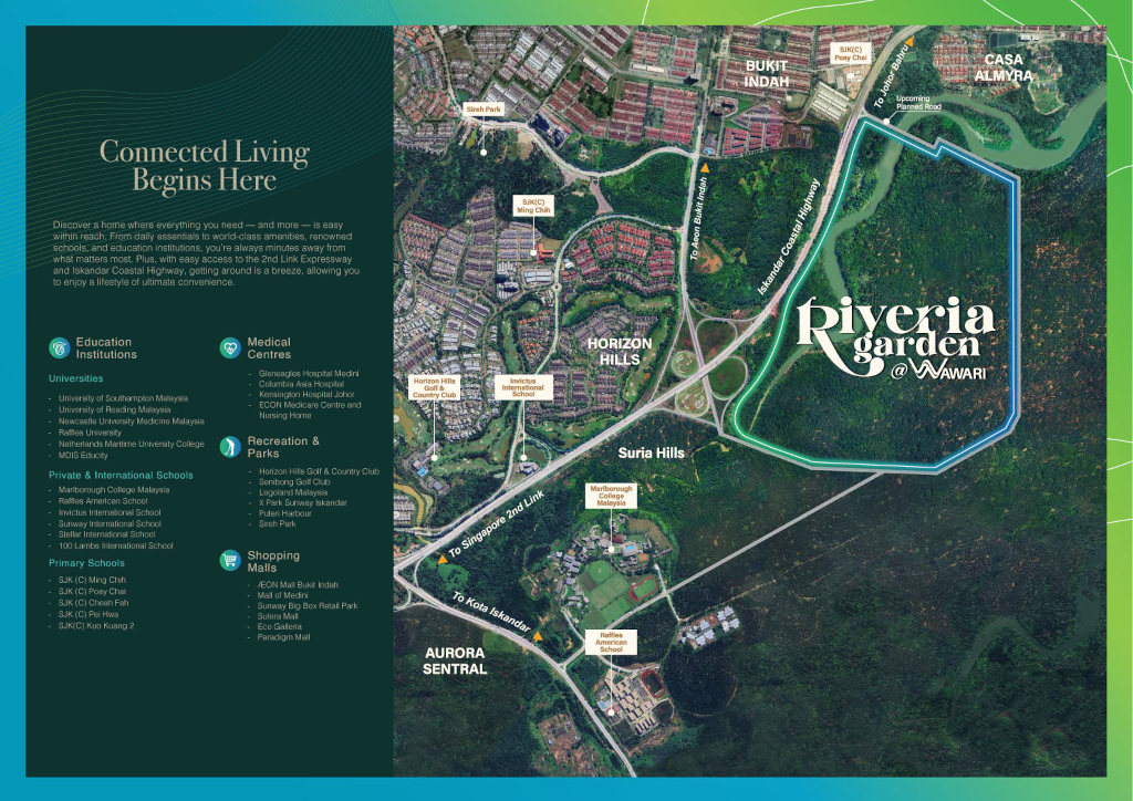 KSL Riveria Garden @ Wawari location map